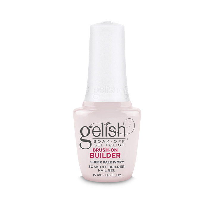Gelish Brush On Builder Gel .5oz - Sheer Pale Ivory Main image