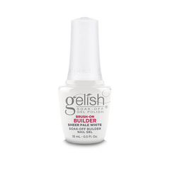 Gelish Brush On Builder Gel .5oz - Sheer Pale White
