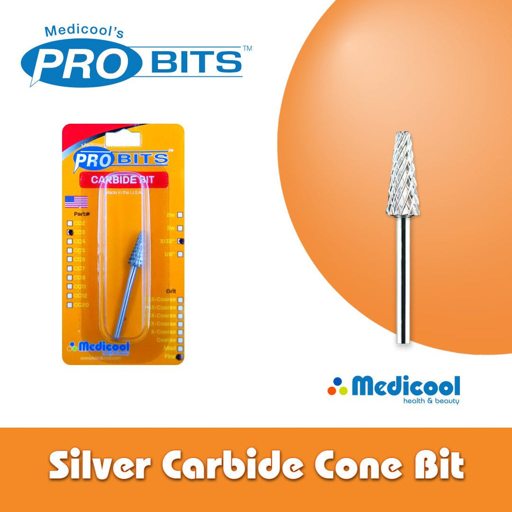 Medicool Silver Carbide Cone Bit - CC3