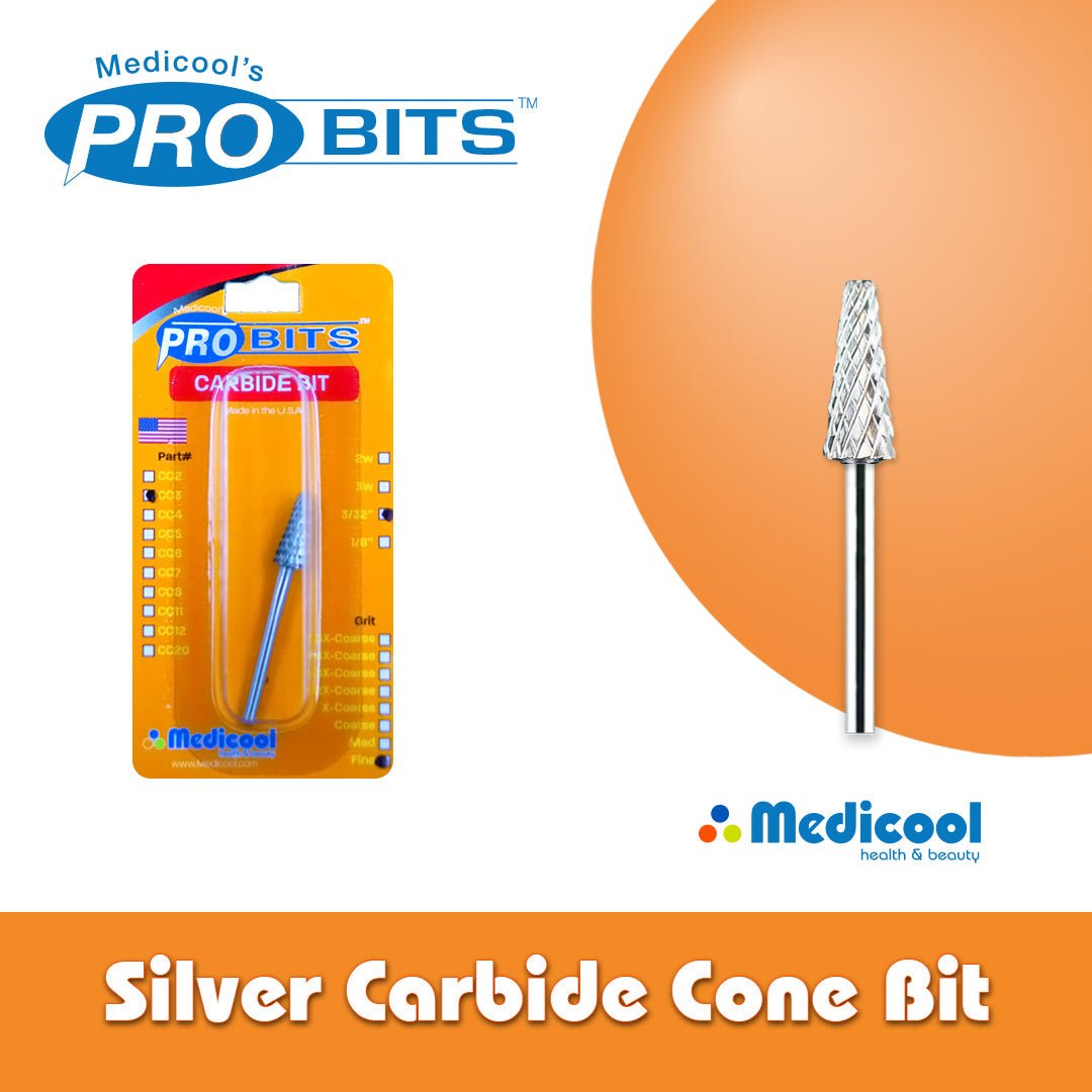 Medicool Silver Carbide Cone Bit - CC3