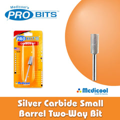 Medicool 2-Way Silver Carbide Small Barrel Bit CC2