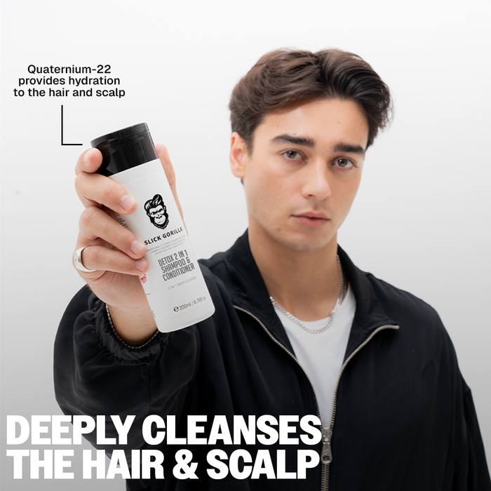Slick Gorilla Detox 2 In 1 Shampoo & Conditioner 6.76oz/200ml