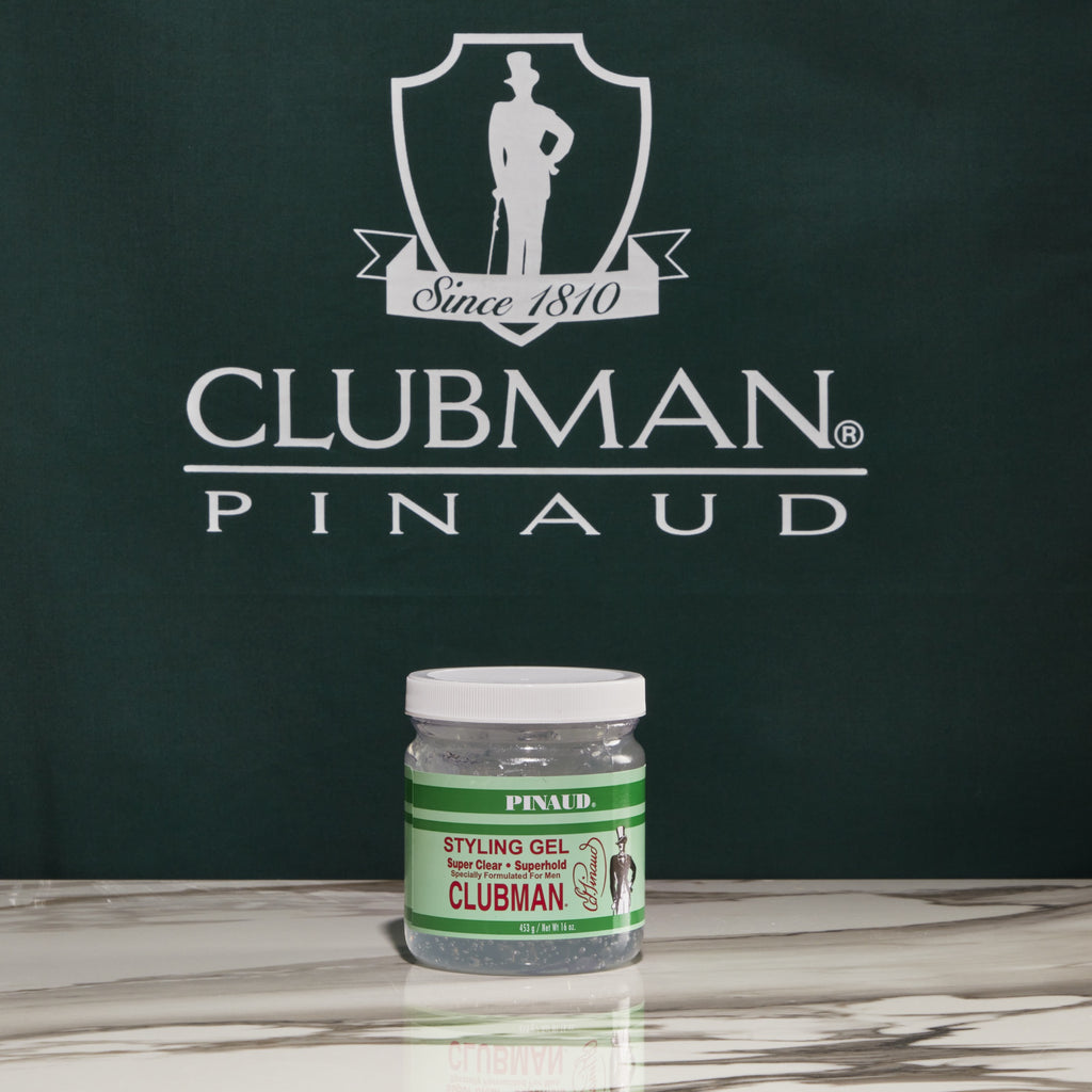 Clubman Super Clear Superhold Styling Gel 16oz