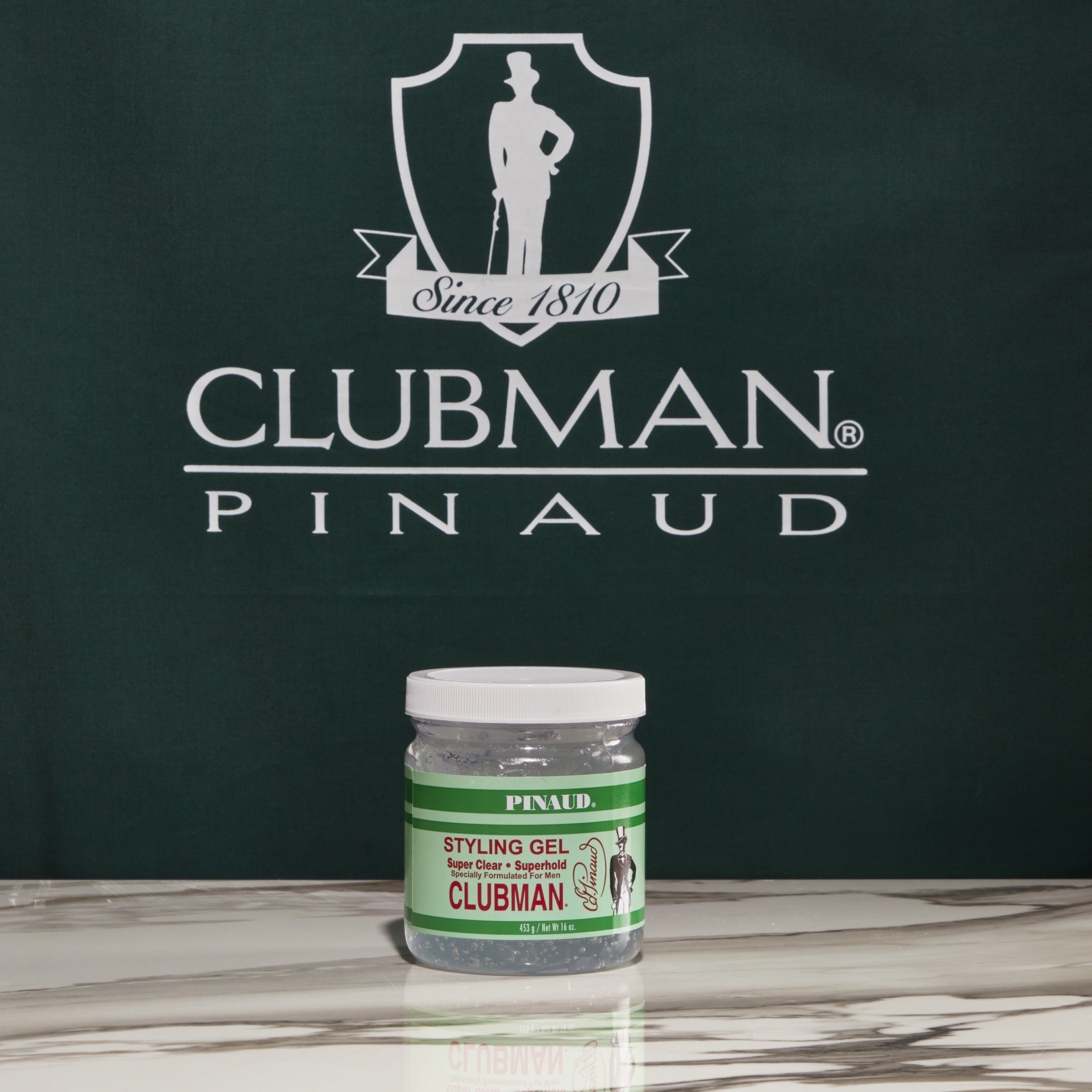 Clubman Super Clear Superhold Styling Gel 16oz