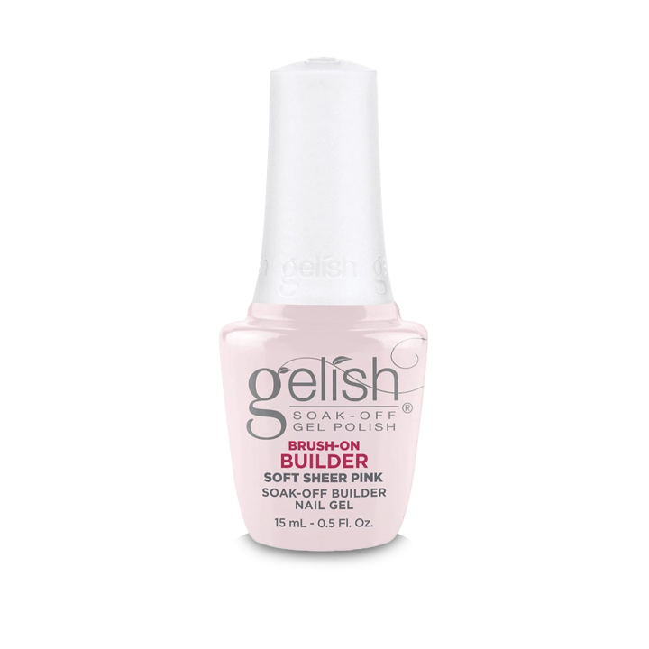 Gelish Brush On Builder Gel .5oz - Soft Sheer Pink Main image