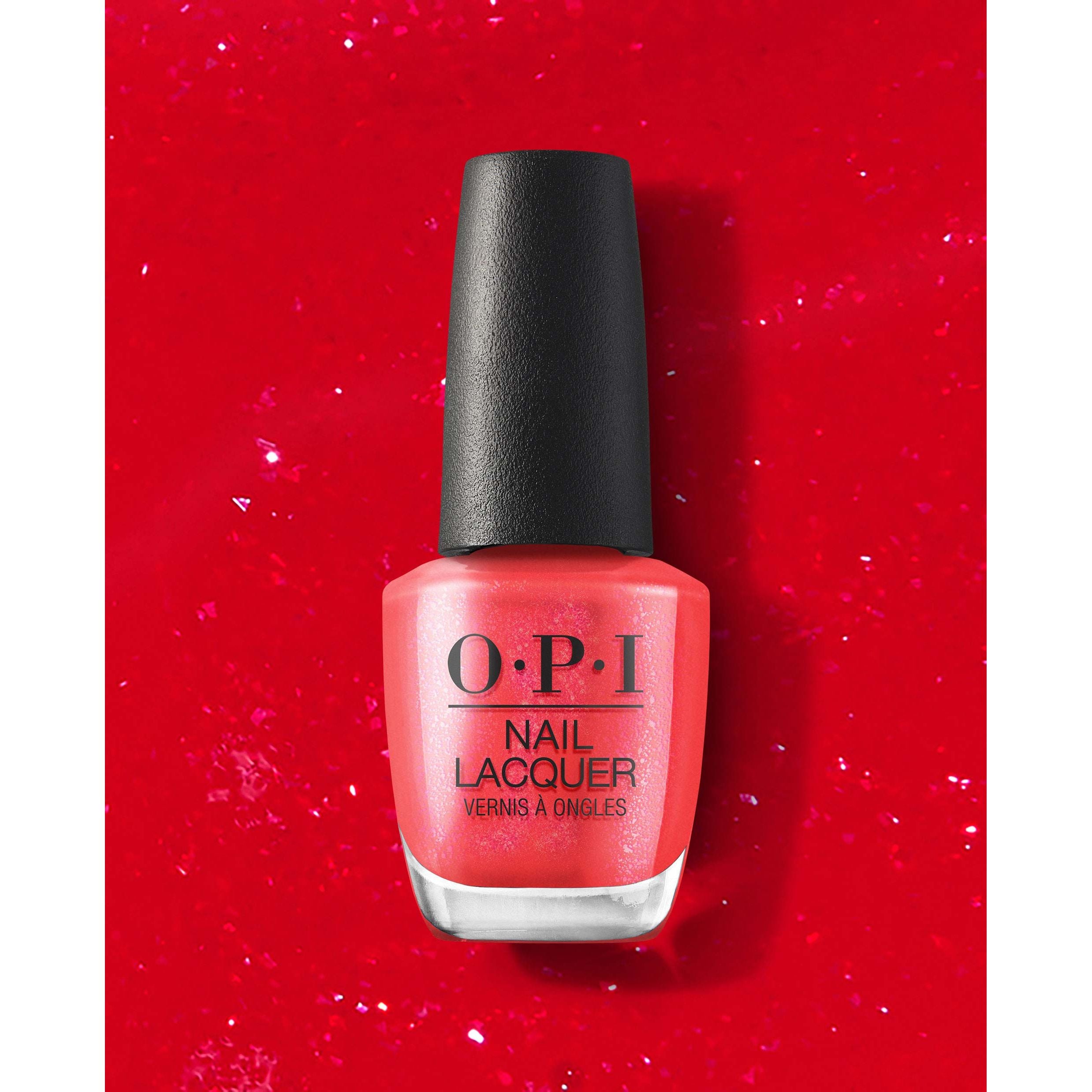 OPI Nail Lacquer - Left Your Texts On Red (NLS010)