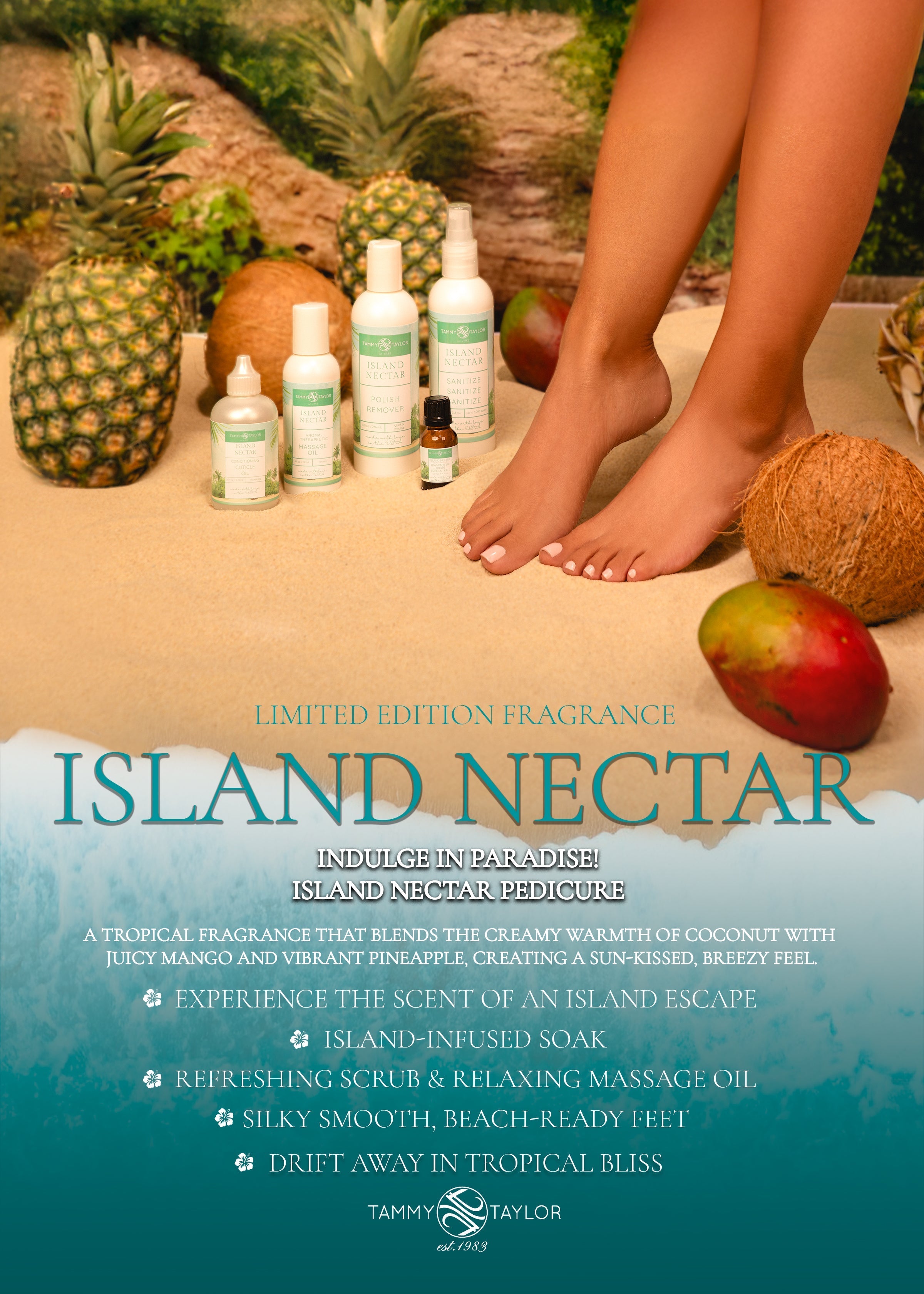 Tammy Taylor Cuticle Oil 4oz - Island Nectar