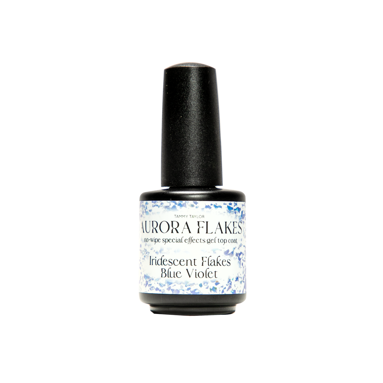 Tammy Taylor Aurora Flakes Gel Top Coat - Iridescent Blue Violet .5oz