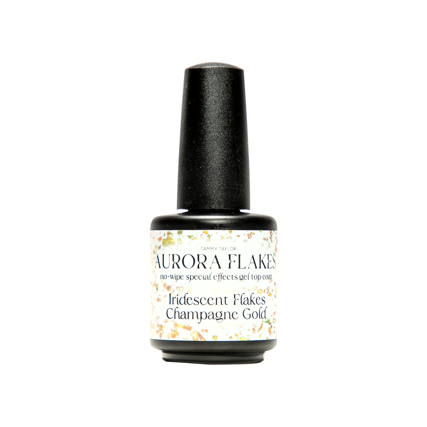 Tammy Taylor Aurora Flakes Gel Top Coat - Iridescent Champagne Gold 5oz Main image