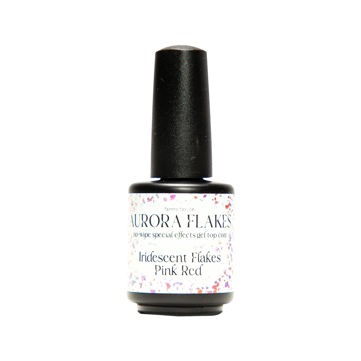 Tammy Taylor Aurora Flakes Gel Top Coat - Iridescent Pink Red .5oz Main image