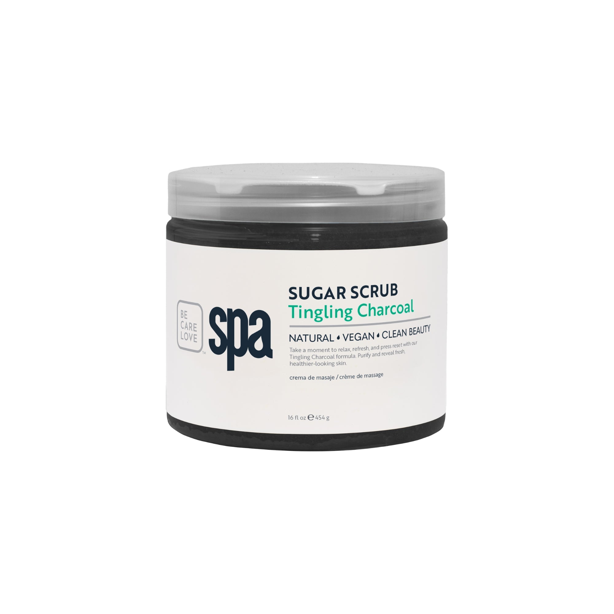 Be Care Love Sugar Scrub - Tingling Charcoal