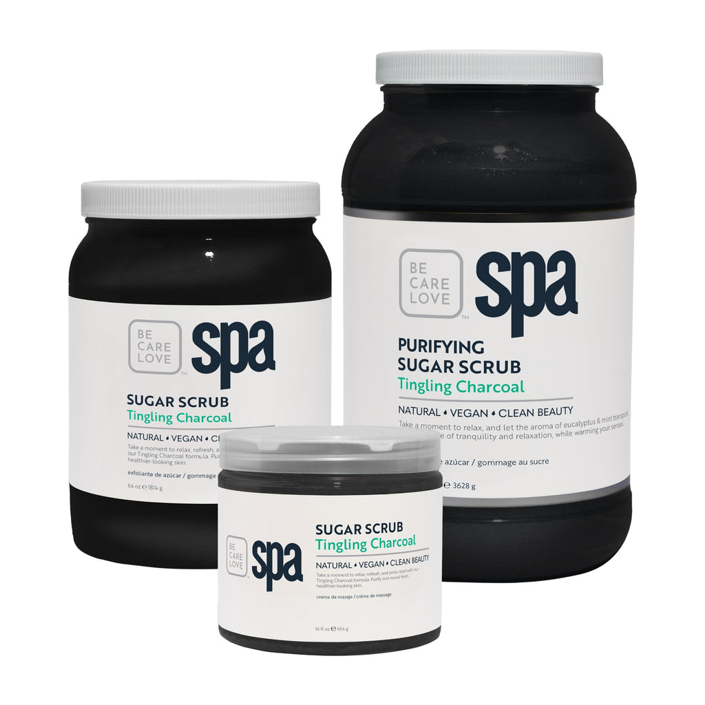 Be Care Love Sugar Scrub - Tingling Charcoal
