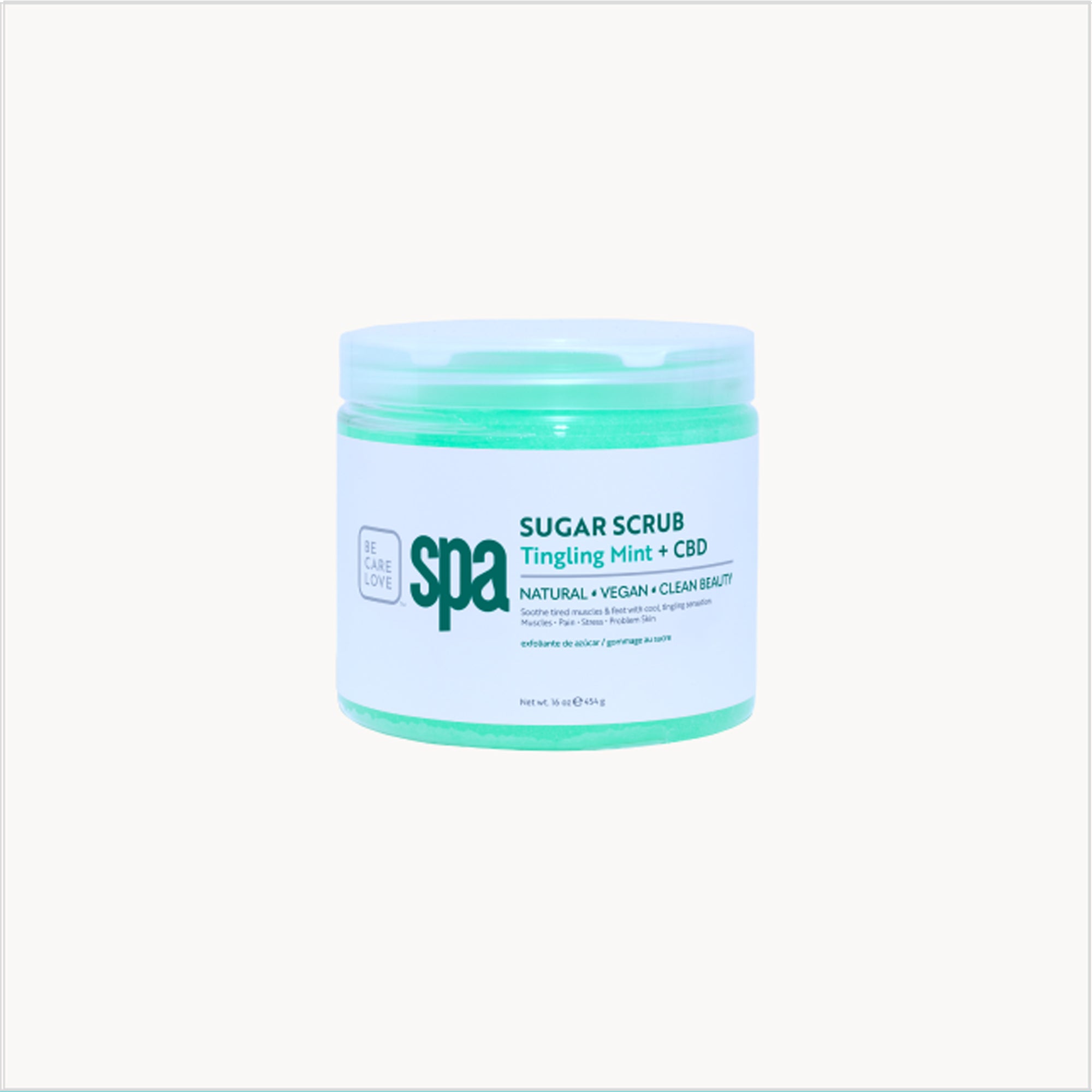Be Care Love Sugar Scrub - Tingling Mint
