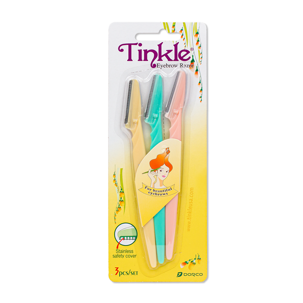 Dorco Tinkle Eyebrow Razor 3pk