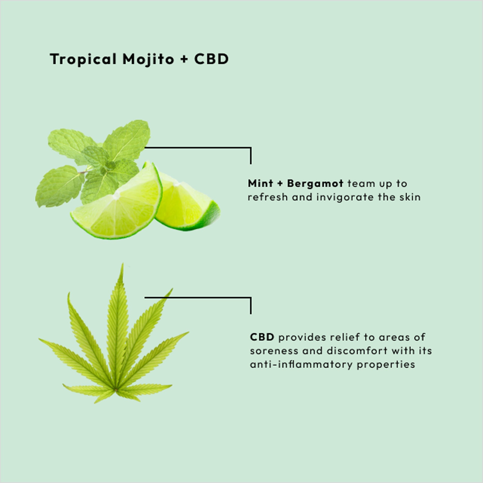 Be Care Love Sugar Scrub - Tropical Mojito Secondary image