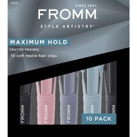Fromm Maximum Hold Gator Clips 4pk Matte Colors Main image