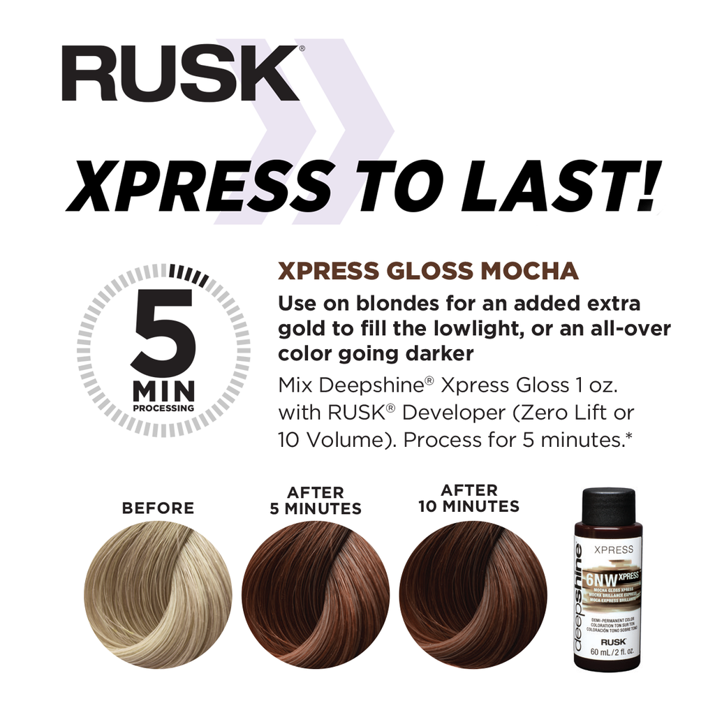 Rusk Deepshine Xpress Gloss 2oz