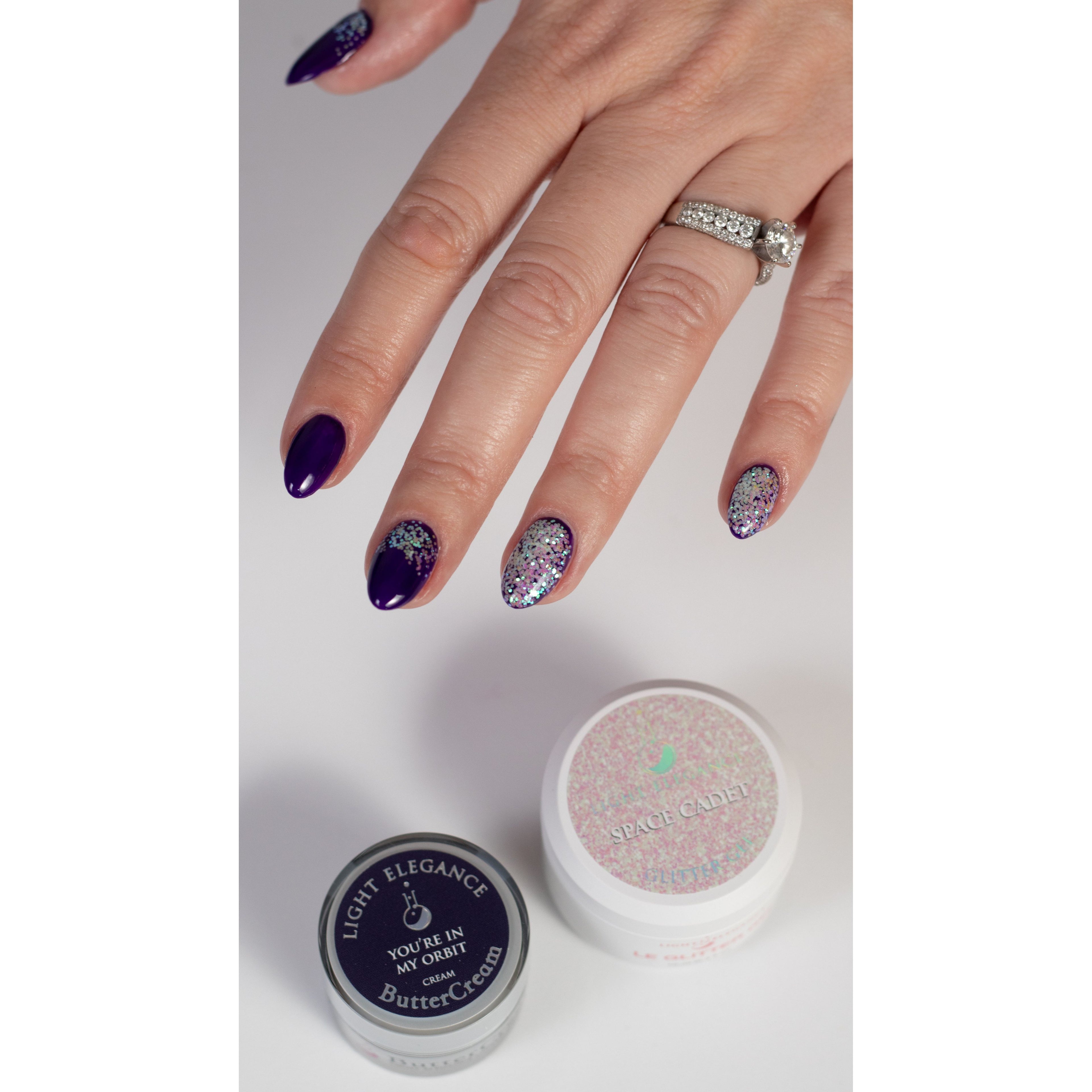 Light Elegance - Space Cadet Glitter Gel - 10ml