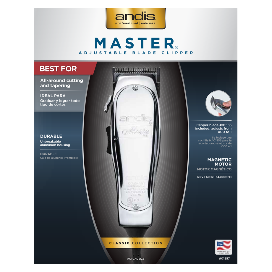 Andis Master Adjustable Blade Clipper #01557