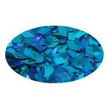 Princess Nail Designs - Blue Hologram Diamonds