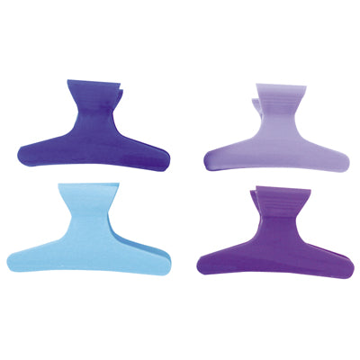 Soft N Style 3" Wide Butterfly Clamps - Colored (189) - 12pk Main image