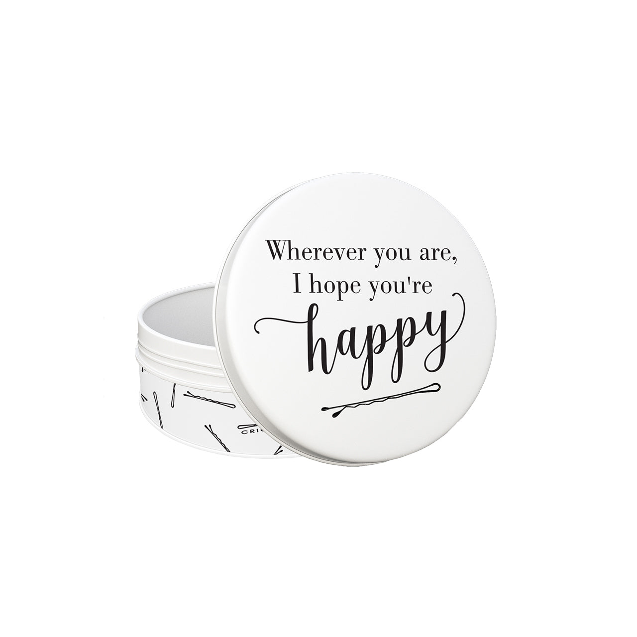 Cricket I Hope You're Happy Bobby Pin Tin Main image