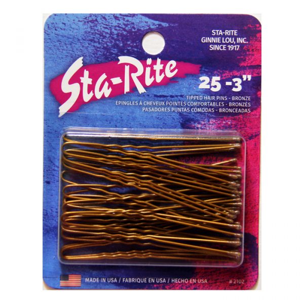 Sta-Rite 3" Tipped Hair Pins - 25pk Secondary image