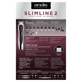 Andis Slimline 2 T-Blade Trimmer #BTF2