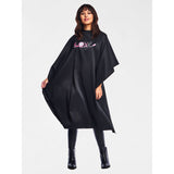 Betty Dain Love Embroidered Styling Cape - (280-BLK)
