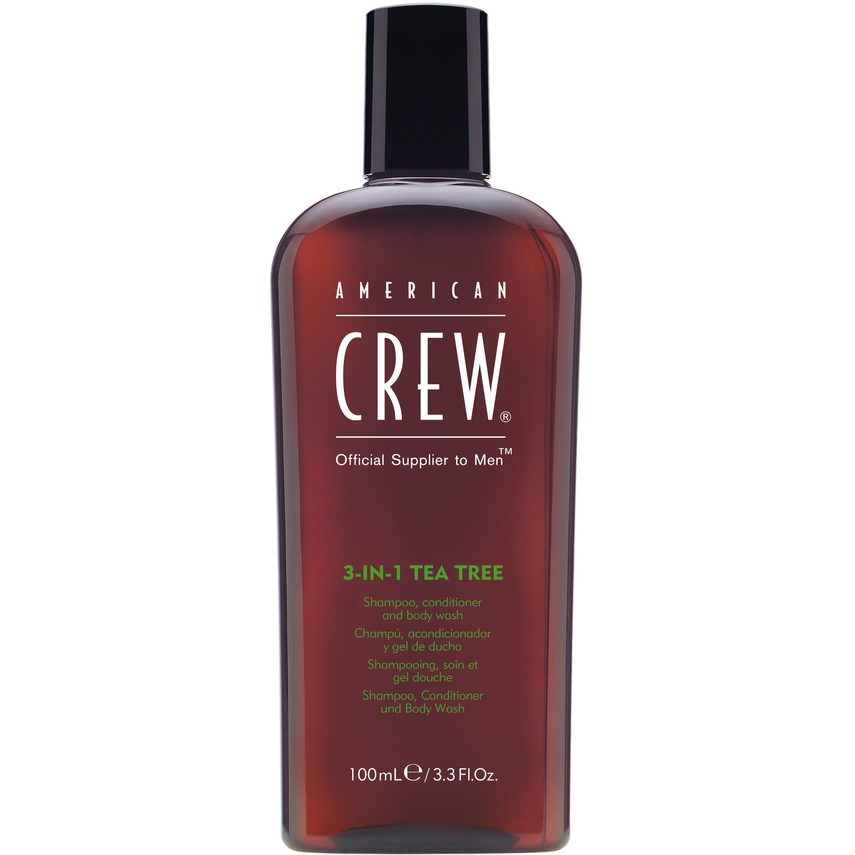 American Crew 3-In-1 Tea Tree Shampoo, Conditioner, Body Wash