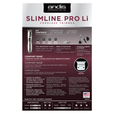 Andis Slimline Pro Li Trimmer - Chrome - D-8