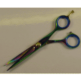 Hasami Rainbow Shear W/ Removable Finger Rest - 5.0" (F55-R)