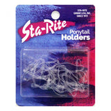 Sta-Rite 4mm Hair Elastics Clear- 25pk