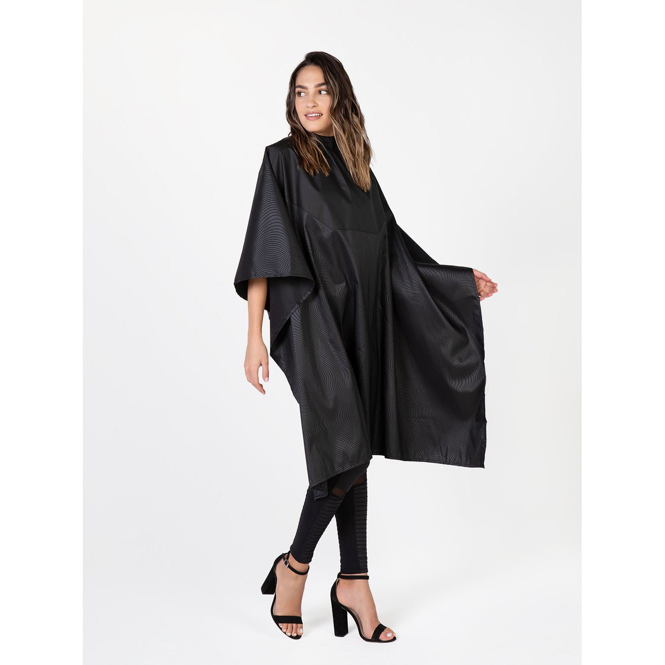 Betty Dain Cosmix All-Purpose Chemical Proof Cape (4800-BLK) Secondary image