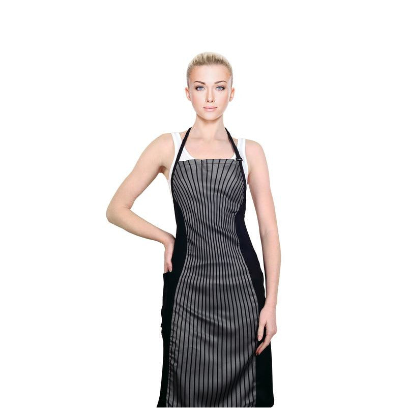 Cricket Gray Pinstripes Slimming Apron Secondary image