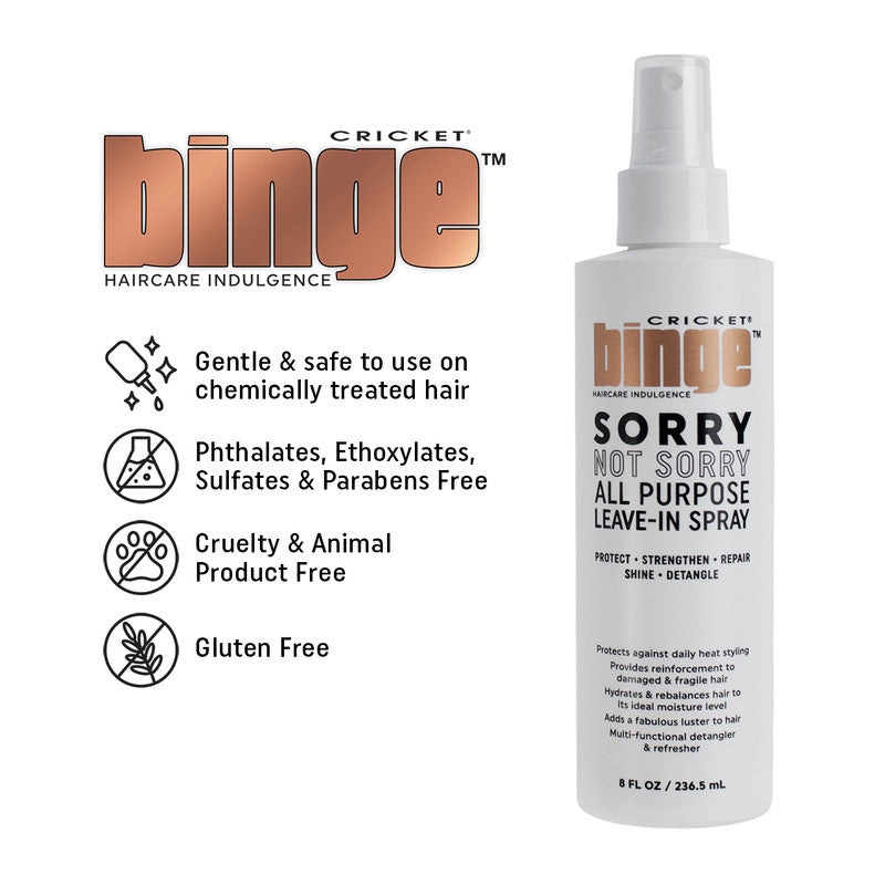 Cricket Sorry Not Sorry Leave-In Conditioner 8oz