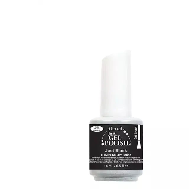 IBD Just Gel Just Black Art Polish 0.5 oz Main image