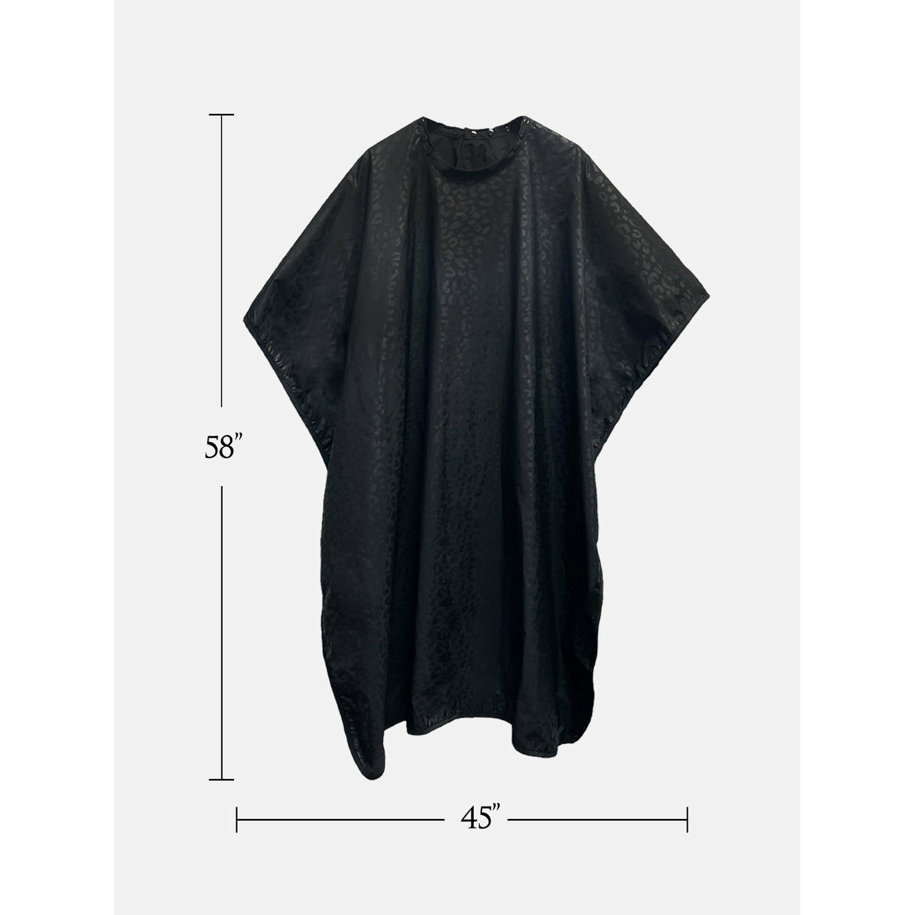 Betty Dain Black Jaguar Bleach Proof All-Purpose Cape (570-BLK) Secondary image