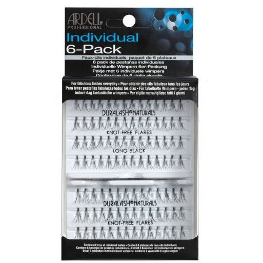 Ardell Ind Knot-Free Flare Long Black 6pk Main image