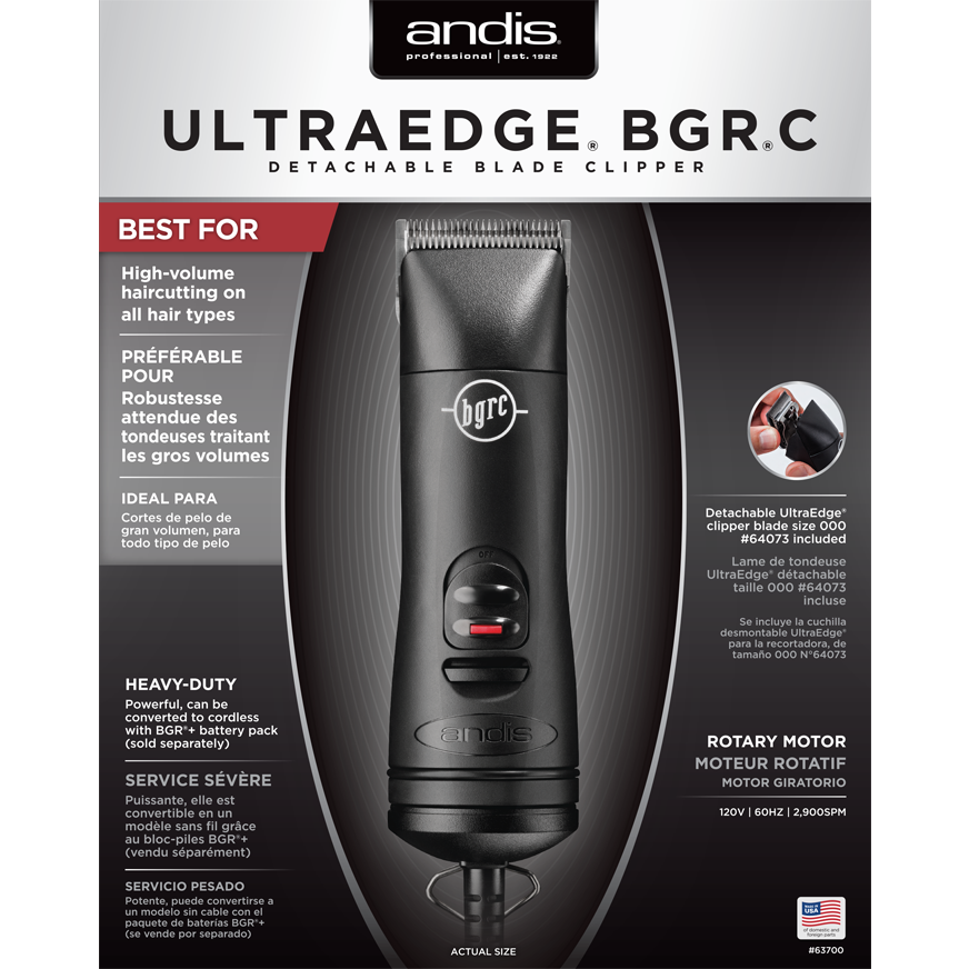 Andis BGRC UltraEdge Detachable Blade Clipper