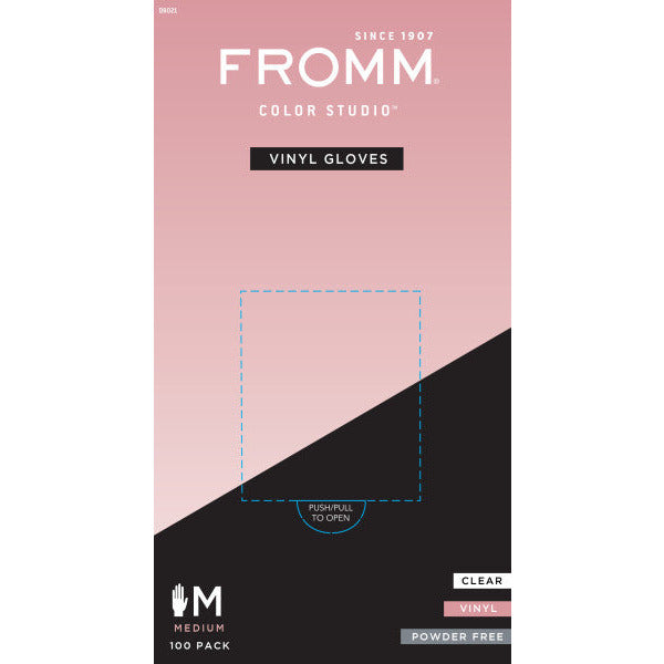 Fromm Clear Vinyl Gloves - 100pk Secondary image