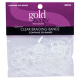 Gold Magic Clear Braiding Bands (250pk)