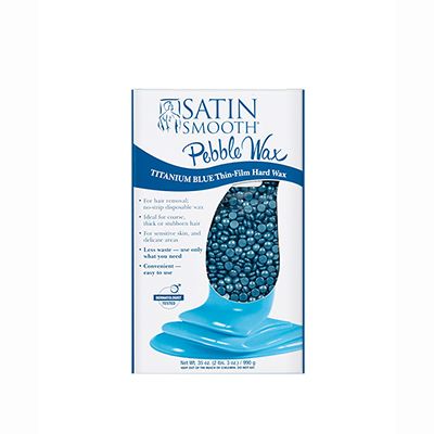 Satin Smooth Pebble Wax - Titanium Blue (35oz) Main image