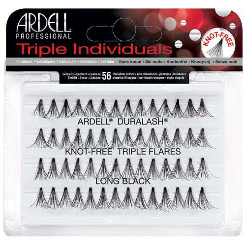 Ardell Knot Free Triple Flare Long Black Main image
