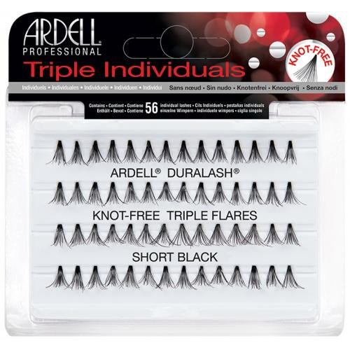 Ardell Knot Free Triple Flare Short Black Main image