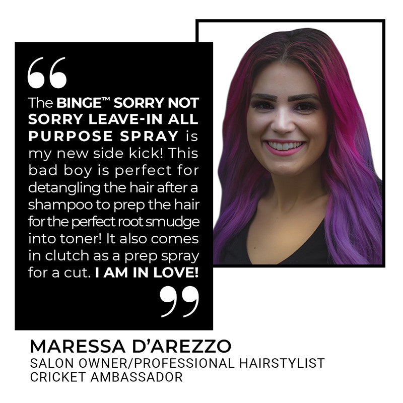 Cricket Sorry Not Sorry Leave-In Conditioner 8oz