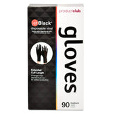 Product Club JetBlack Disposable Vinyl Gloves - Black (90pk)