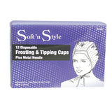 Soft N Style Hair Professional Disposable Tipping Caps (12pk) BX300