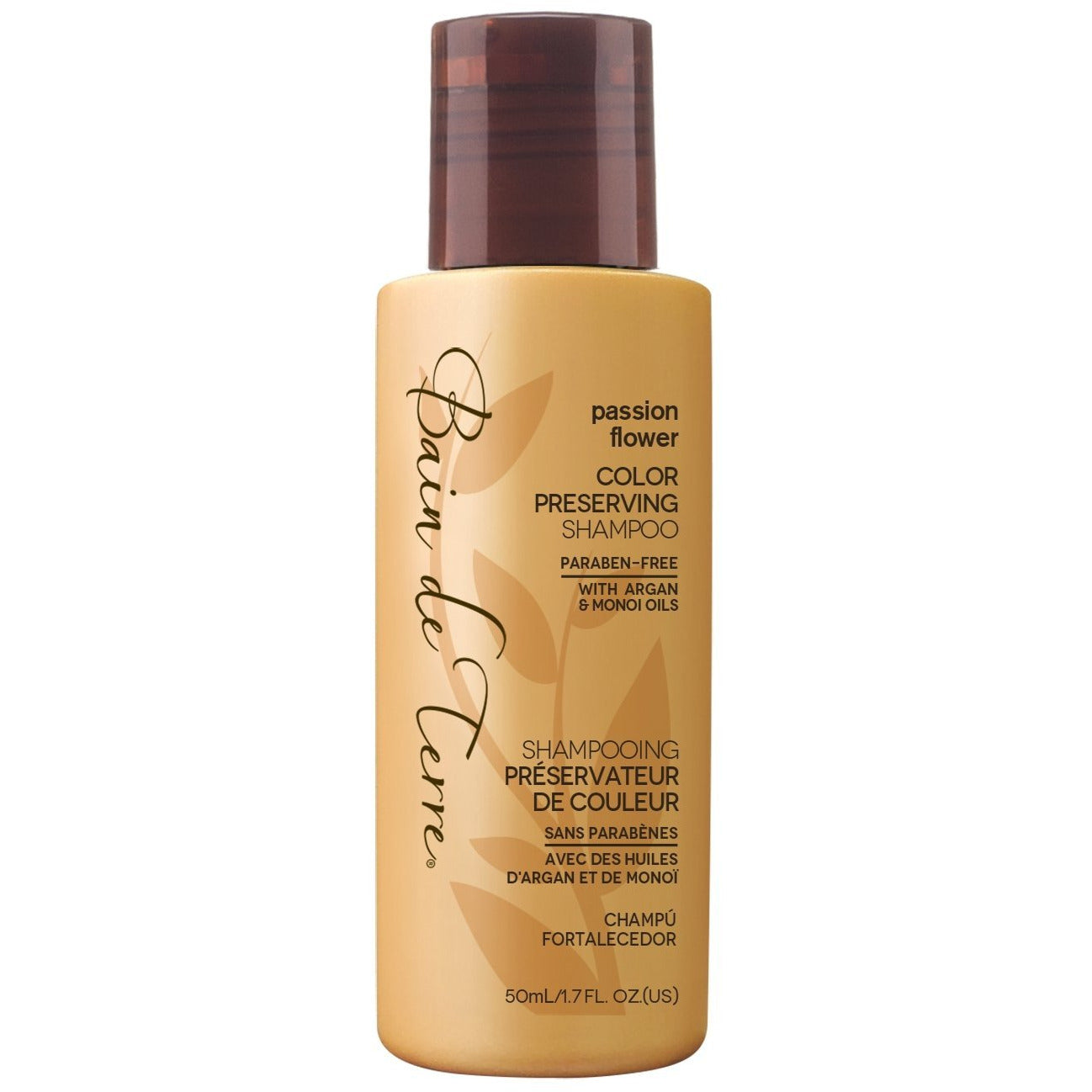 Bain De Terre Passion Flower Color Preserving Shampoo – 33.8 Oz, With Keratin