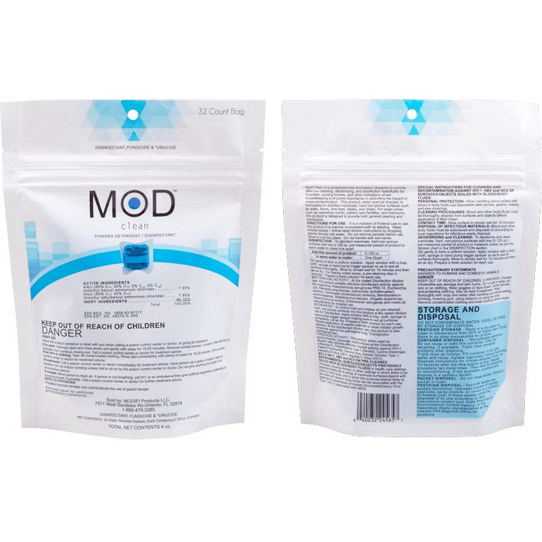 Mod Clean Disinfectant Pods - 32ct – Ogden Beauty Supply